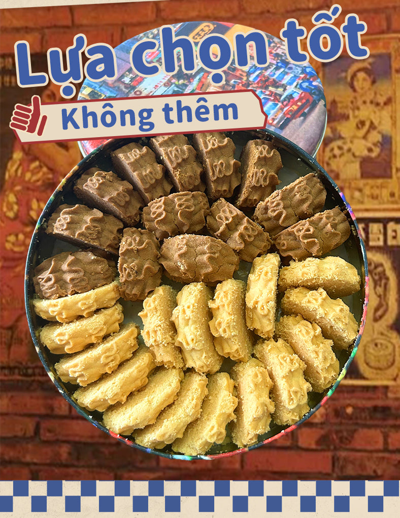 Double Collage Cookies: Một bản concerto hoàn hảo cho sô cô la và bơ